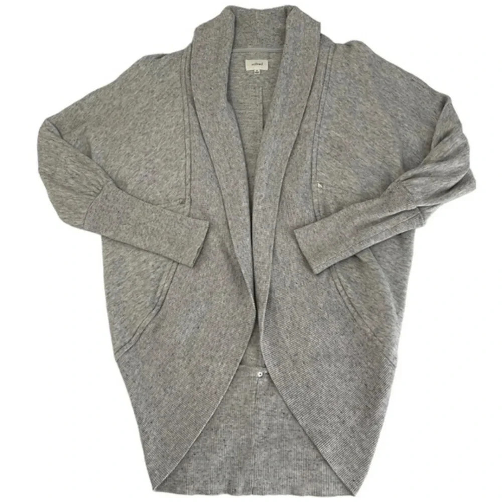 ARITZIA Wilfred Women’s Diderot Cocoon Circle‎ Cardigan Sweater Gray Size XS